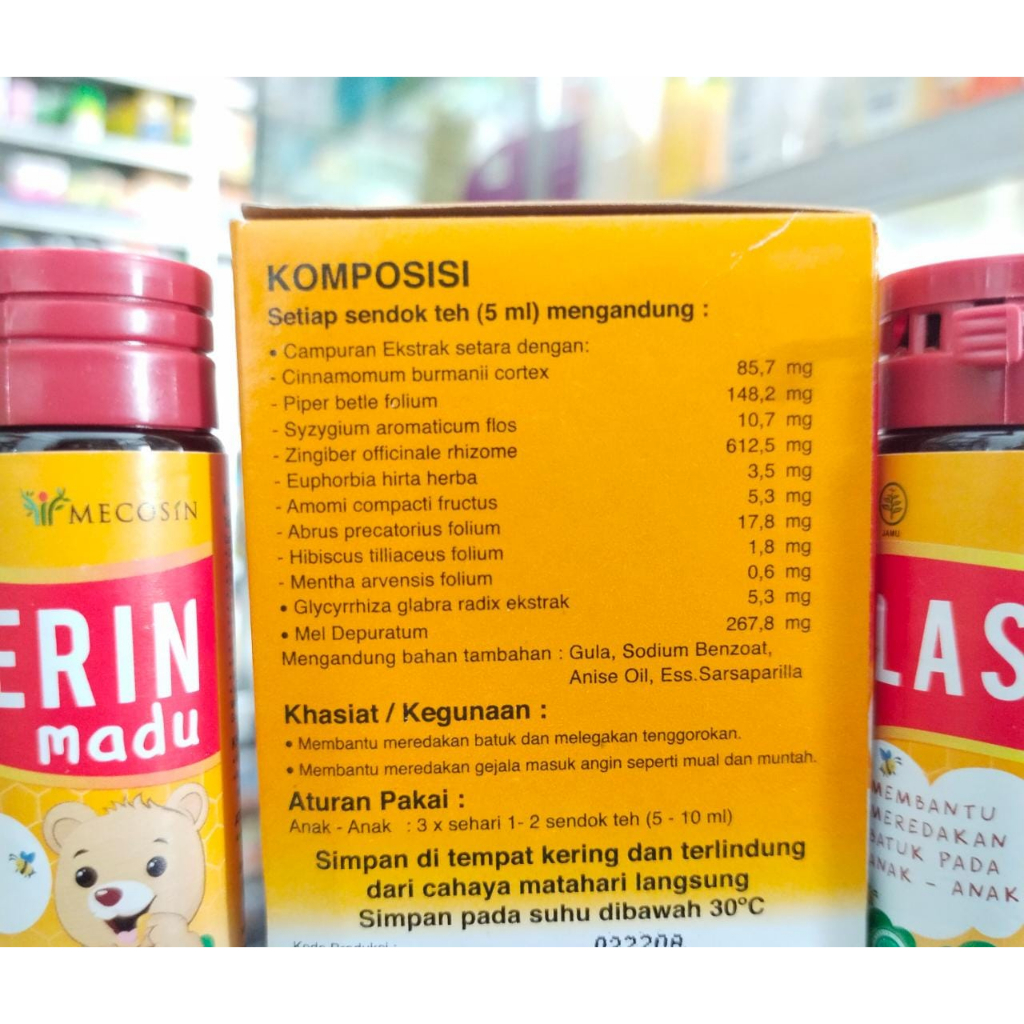 LASERIN MADU 30 ML laserin anak obat batuk herbal