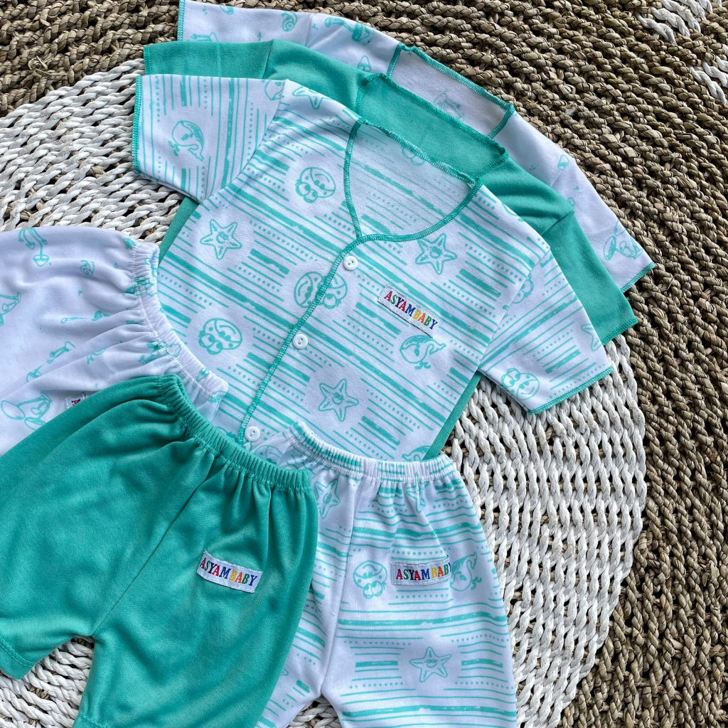 3 PCS Baju Lengan Pendek Bayi Bayi Atasan Bayi Baju Newborn Baju Bayi Baru Lahir Gift Bayi Hadiah Lahiran Bayi baju bayi lengan Pendek