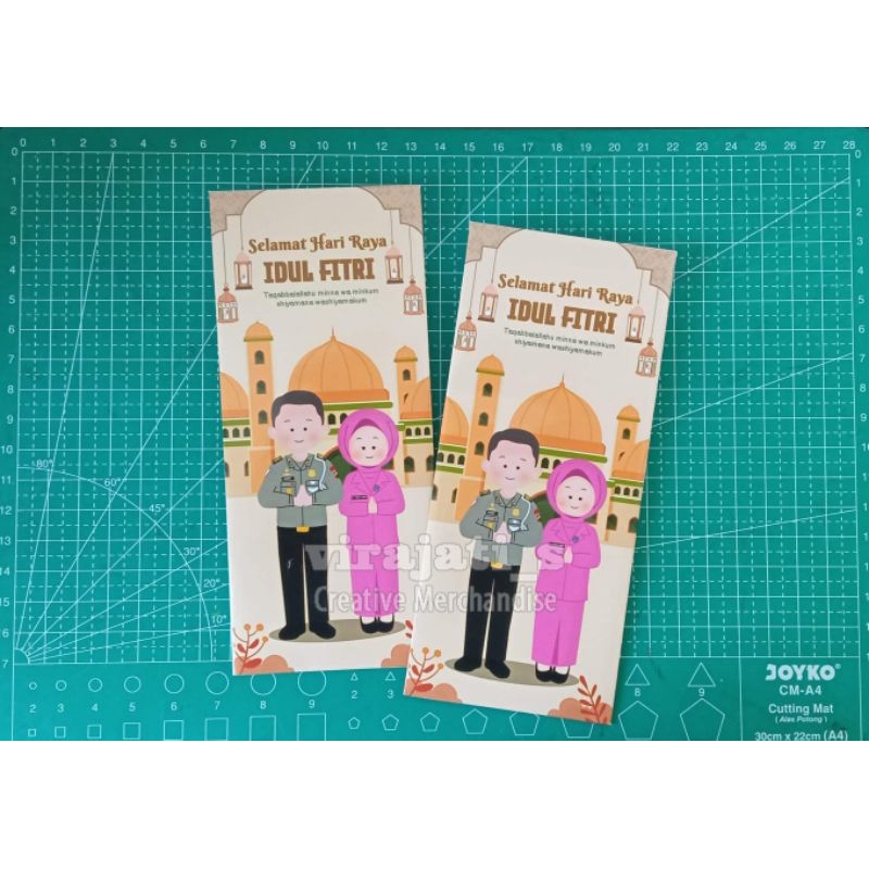 

Amplop THR Karakter Polri Bhayangkari - Ibu Hary