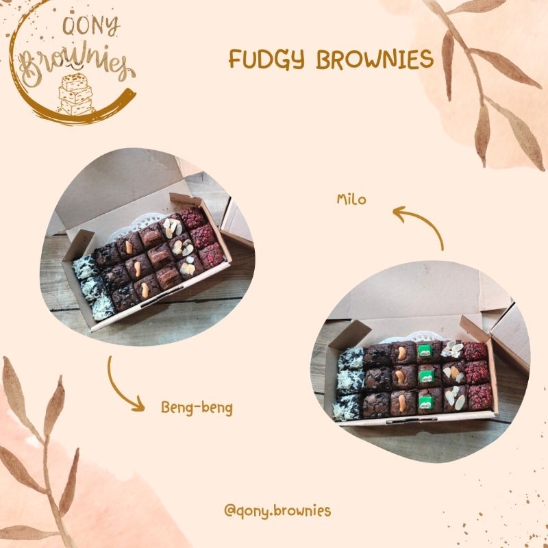 

FUDGY BROWNIES KECIL BENG-BENG