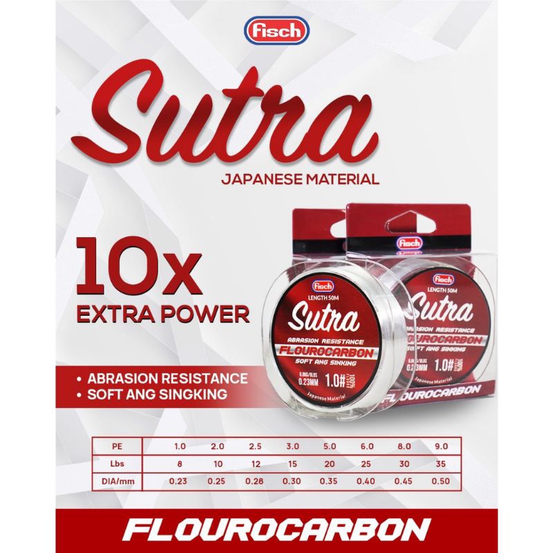 Senar Leader Senar Pancing SUTRA  50meter