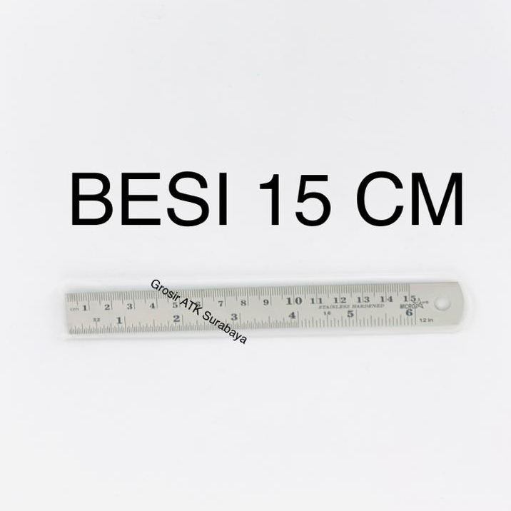 

Penggaris Garisan BESI Stainless Steel 15 CM