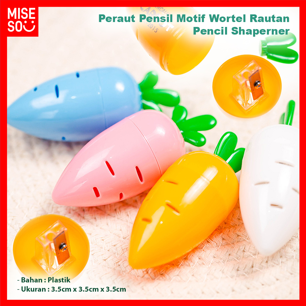 

Rautan Karakter Wortel Carrot Pencil Shaperner Peraut Pensil Motif Wortel ℳ 761