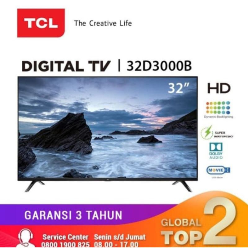 LED TV TCL 32 INC#NEW#BONUS ANTENA DIGITAL