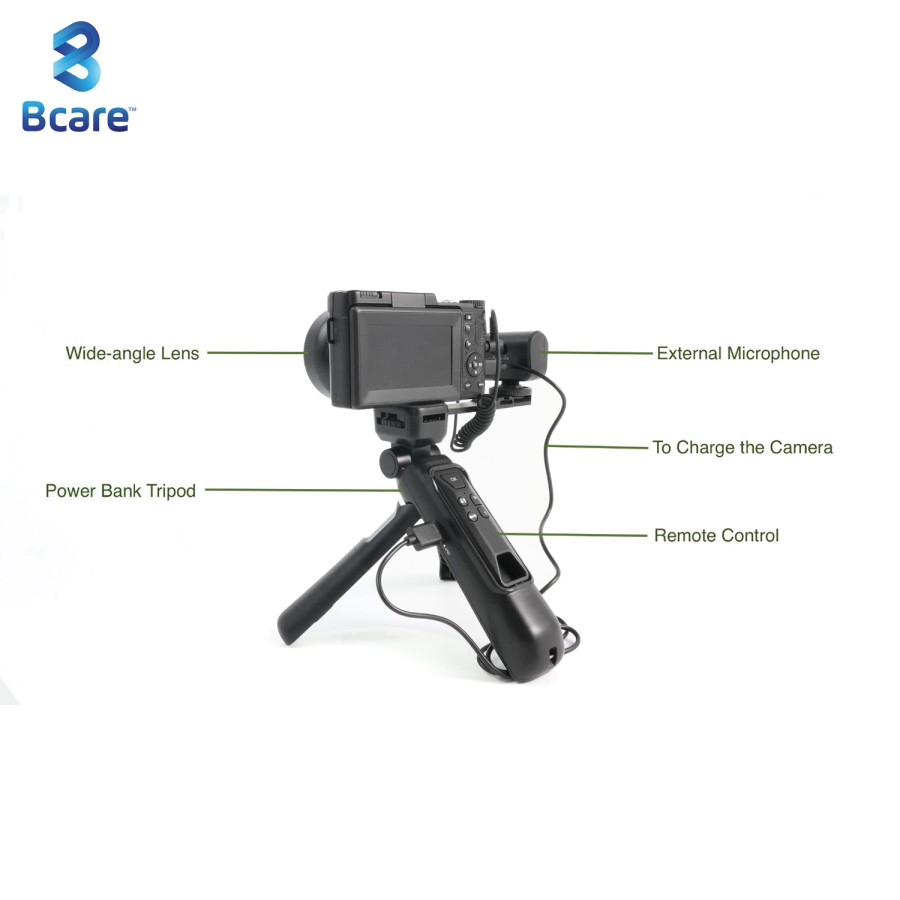 Bcare Vlog Camera 48MP 4K Tripod Powerbank External Mic