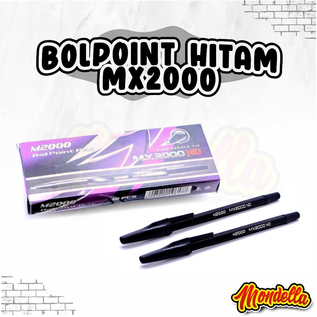 

Pulpen Mx2000 Anti Macet Pen Bolpoin Bolpen Hitam Ballpoint Pena M 2000 Tinta Lebih Banyak Pulpen Berkualitas MONDELLA