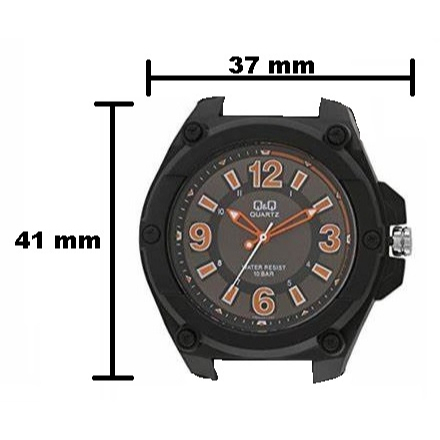 Jam Tangan Pria Casual Sporty Karet Rubber Analog Original Q&amp;Q QnQ QQ VR50 VR50J Series