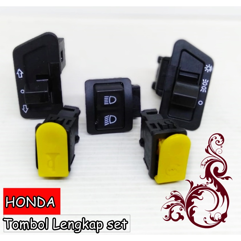 TERMURAH TOMBOL SAKLAR SET SUPRA FIT NEW/BEAT LAMA/VARIO LAMA/BLADE/SUPRA X125/SPIN