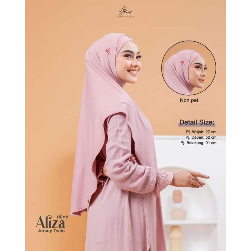ALIZA HIJAB ARRAFI NON PET// produk terbaru arrafi