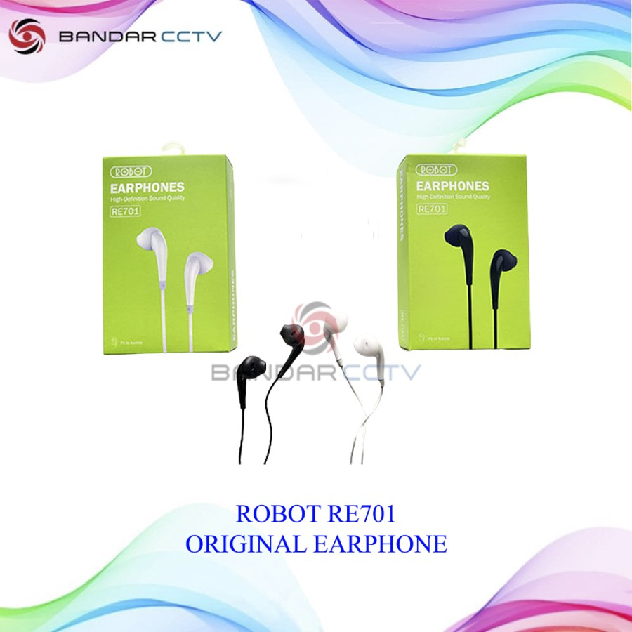 ROBOT RE701 ORIGINAL EARPHONE/HEADSET/HANDSFREE
