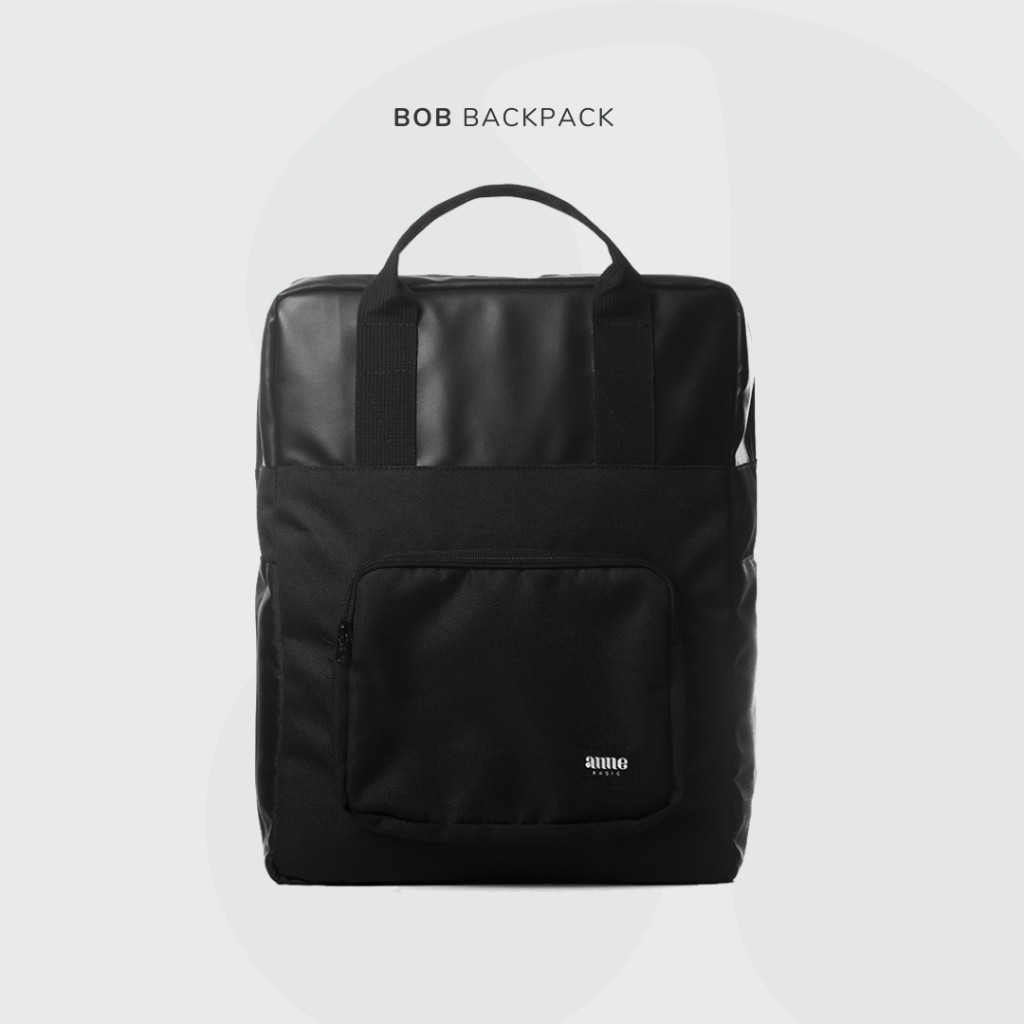 TAS RANSEL BACKPACK LAPTOP KAMPUS KANTOR KULIAH - BOB BACKPACK (ANNE BASIC)