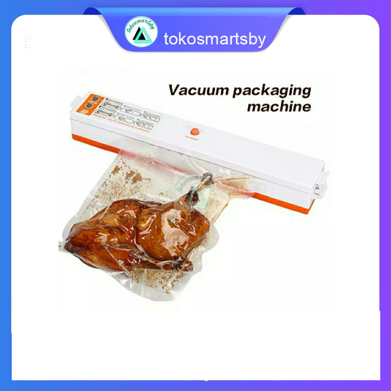 Mesin Pembungkus Makanan / Vacuum Sealer Elektrik Plastik 220V 100W