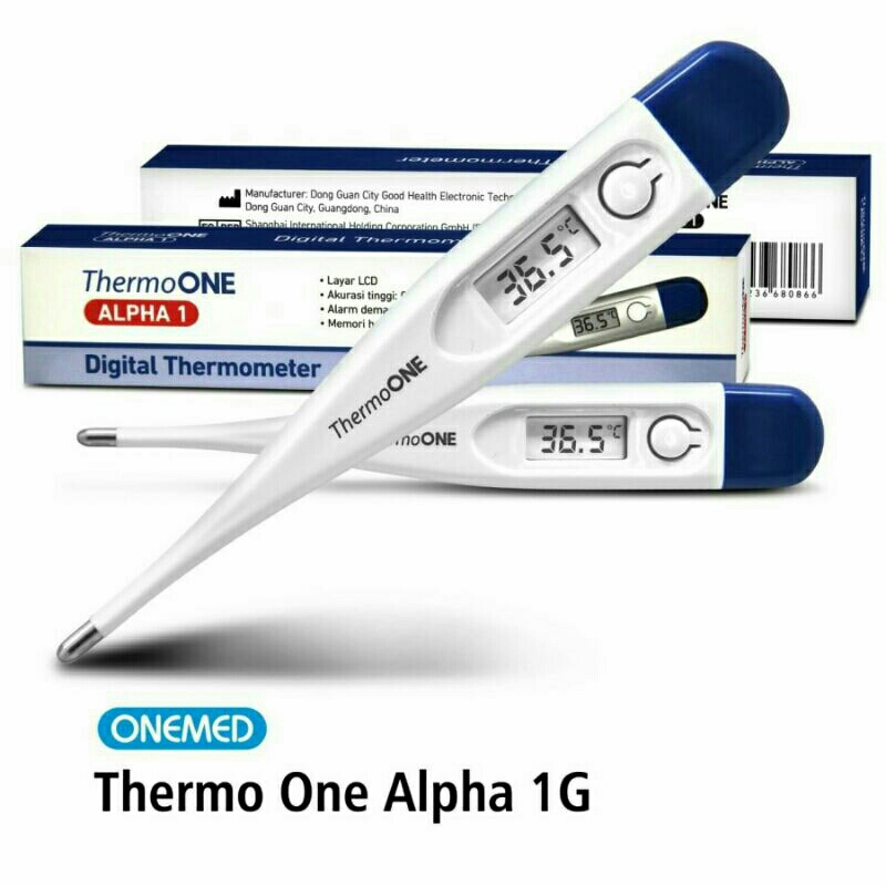 Thermometer Digital onemed ThermoOne Alpha 1G - Pengukur Suhu Akurat dengan Resolusi 0.1°C