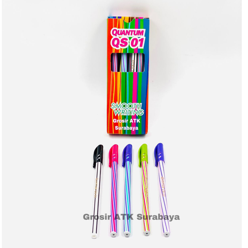 

Bolpen Pulpen Bolpoin Standard Quantum QS 01 / QS-01 Smooth Writing