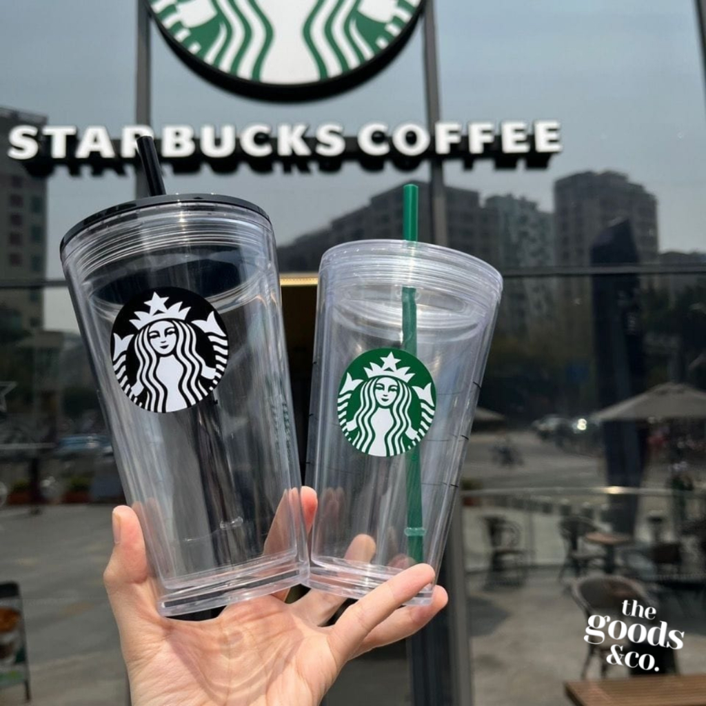 𝐆𝐨𝐨𝐝𝐬𝐂𝐨 Gelas Tumbler Starbucks Botol Minum Transparant  Tumbler Cold Cup Siren cold Tumbler Starbucks Bening