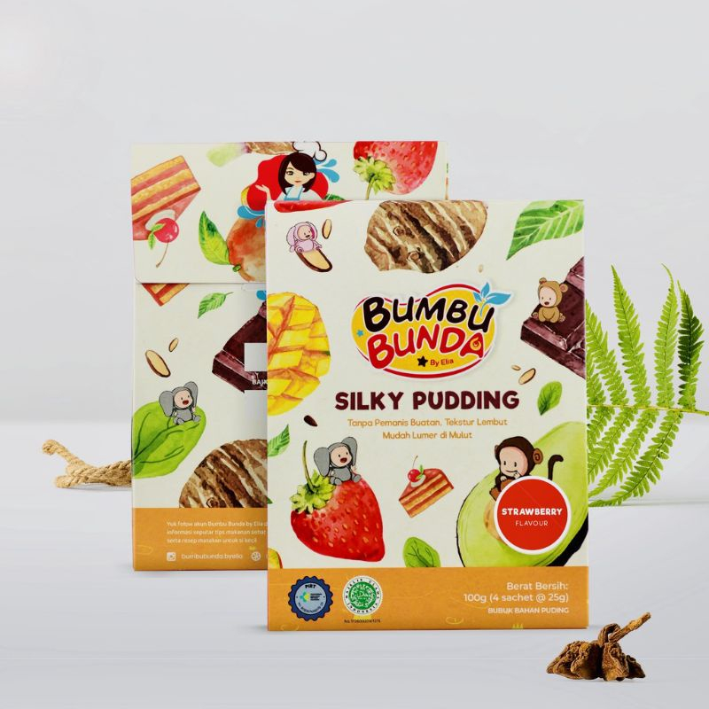 Bumbu Bunda Silky Pudding 100gr /  Non Pemanis Buatan Non Pengawet