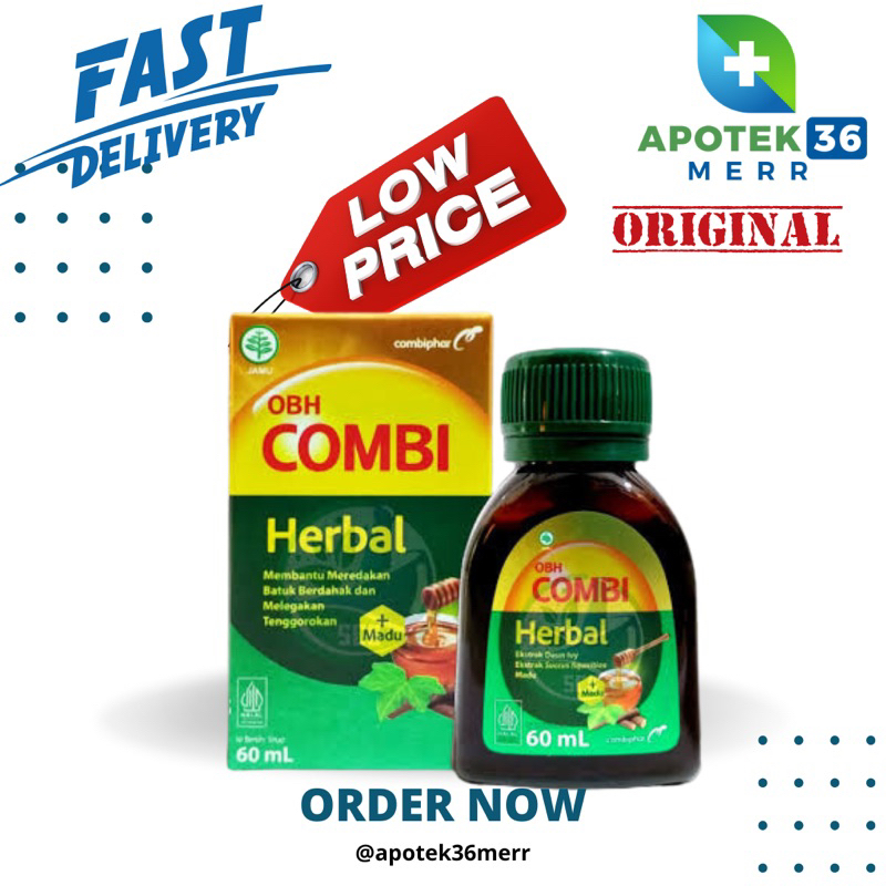 OBH COMBI HERBAL 60ML MADU