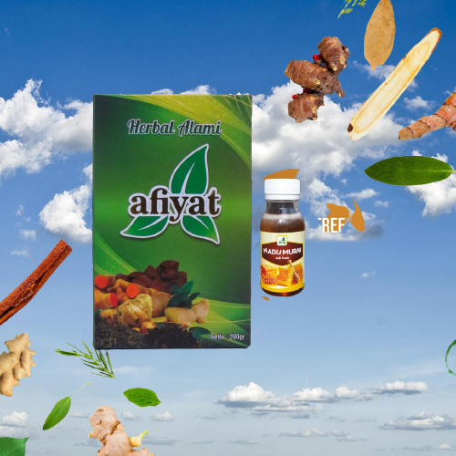 

Afiyat Herbal atasi maagh Alami plus madu