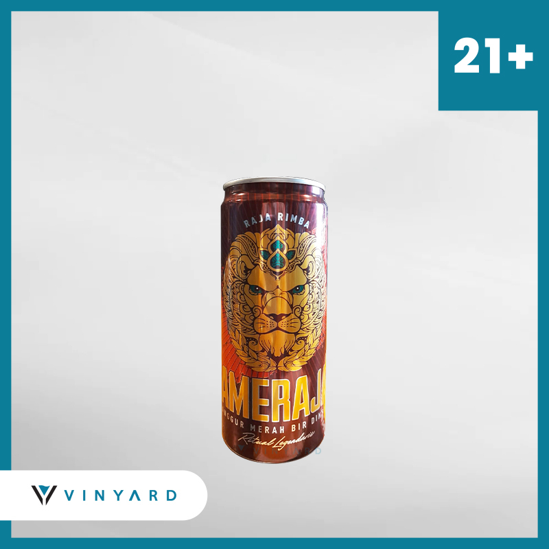 Ameraja Raja Rimba Can 320 ml (Original &amp; Resmi by Vinyard)