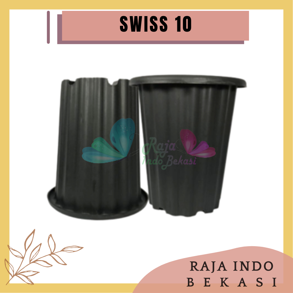 Rajaindobekasi Pot Swiss 10 Hitam Pot Yogap 10 13 15 Hitam Putih Coklat Merah Bata Bening Transparan Pot Yogap 17 18 19 Pot Yogap Murah Pot Bunga Tinggi Pirus Tegak Bagus Tebal