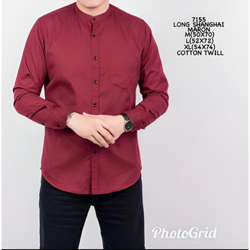 KEMEJA SANGHAI LENGAN PANJANG KEMEJA COWOK KEMEJA LAKI LAKI KEMEJA PREMIUM KEMEJA GRATIS ONGKIR KEME