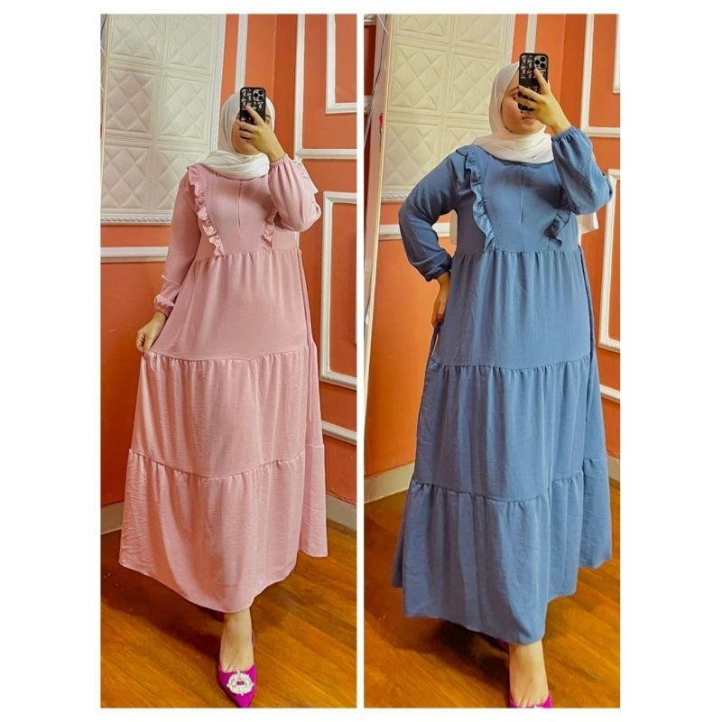 GAMIS RAFEL TERBARU BAHAN CRINGKLE AIRFLOW