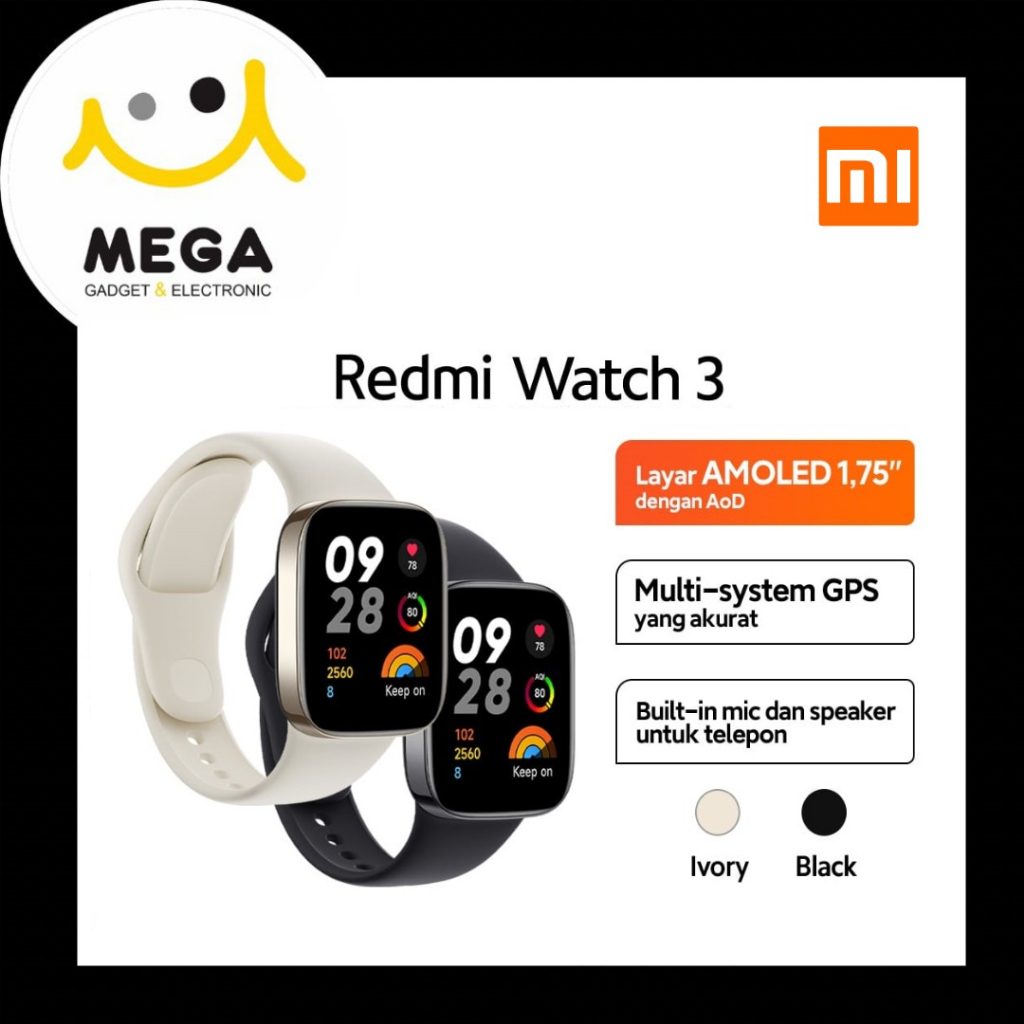 Xiaomi Redmi Watch 3 Garansi Resmi Xiaomi Indonesia