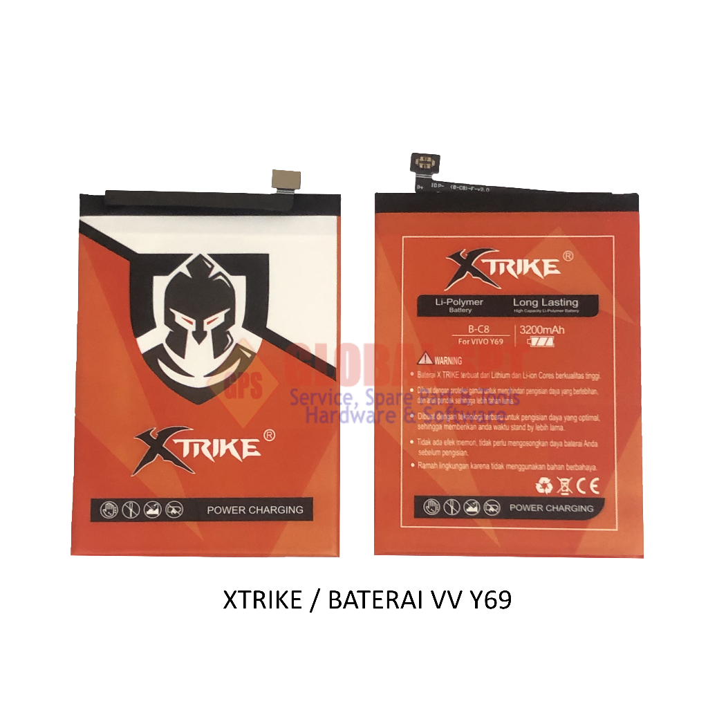 XTRIKE / BATERAI VIVO Y69 / BATRE B-C8 / BATERE