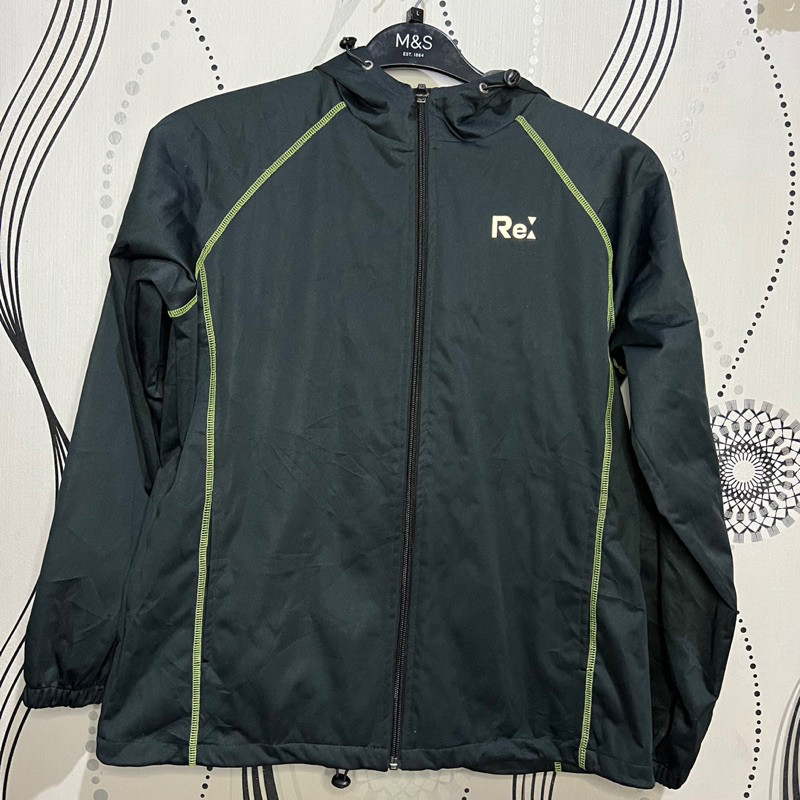 Thirft Jaket Sauna Merk Rei Warna Hitam | Preloved | Second Murah