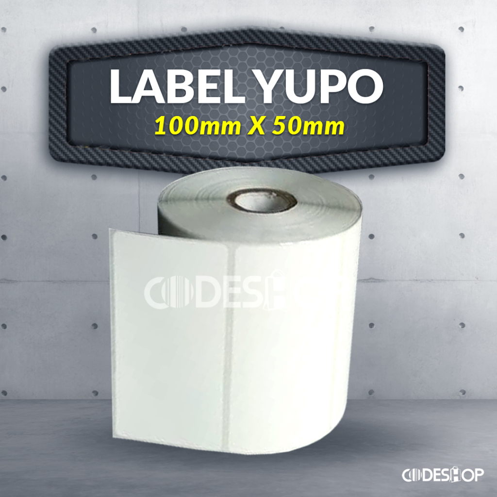 

Label Printer Barcode 100x50mm 1 Line YUPO Core 1 inch