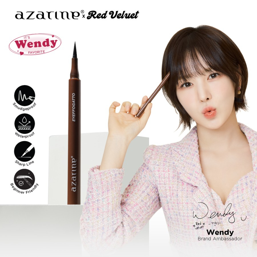 AZARINE X RED VELVET Oh! SO FINE LINER Eyeliner  - 1.5ml