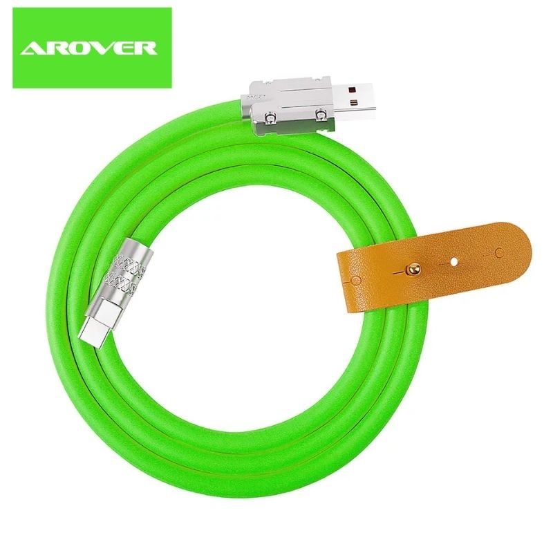 Kabel Data《AROVER X10 PRO》Kabel Data Fast Charging 120W , Micro Usb / Type C / ipone - Garansi Original