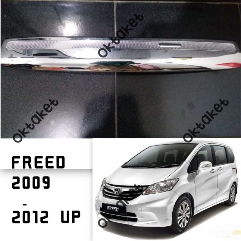 Trunk lid list bagasi belakang Freed 2009 2010 2012 2014 chrome jsl