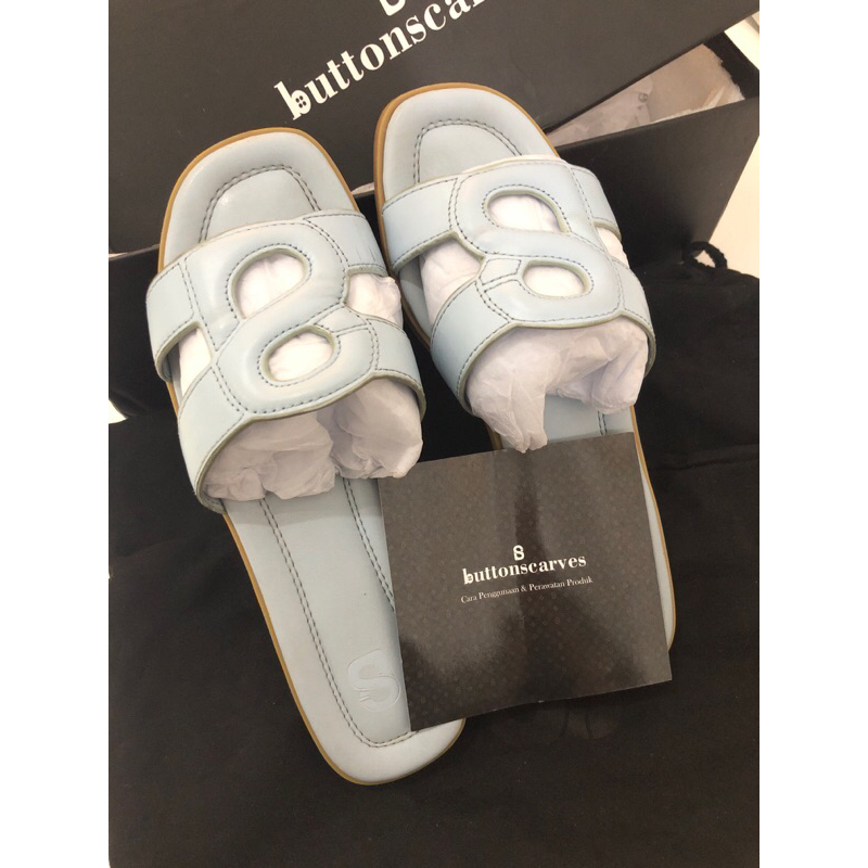 [PRELOVED BUTTONSCARVES] KEFI SANDAL - BLUE 36