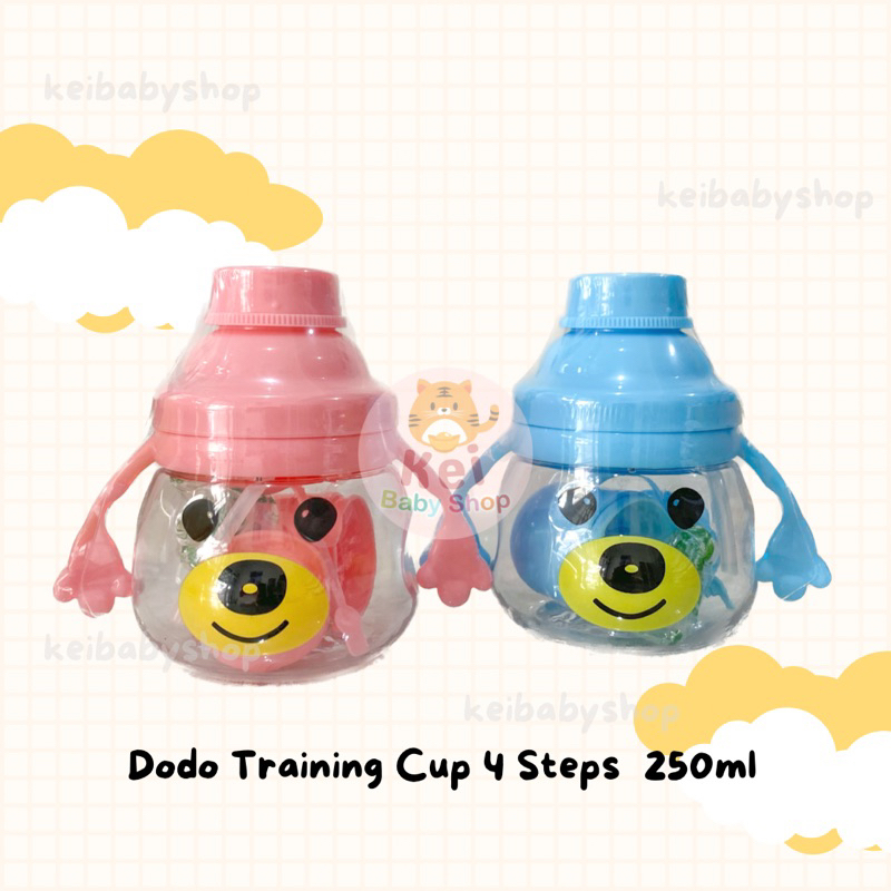 Dodo Training Cup 4 Steps 250ml Cangkir Bayi Belajar Minum