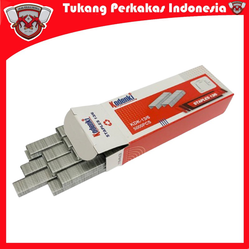 Kodenki Isi staples 13/6 mm Stapler tembak R23 Manual tembak gun tracker Isi steples tembak 13/6