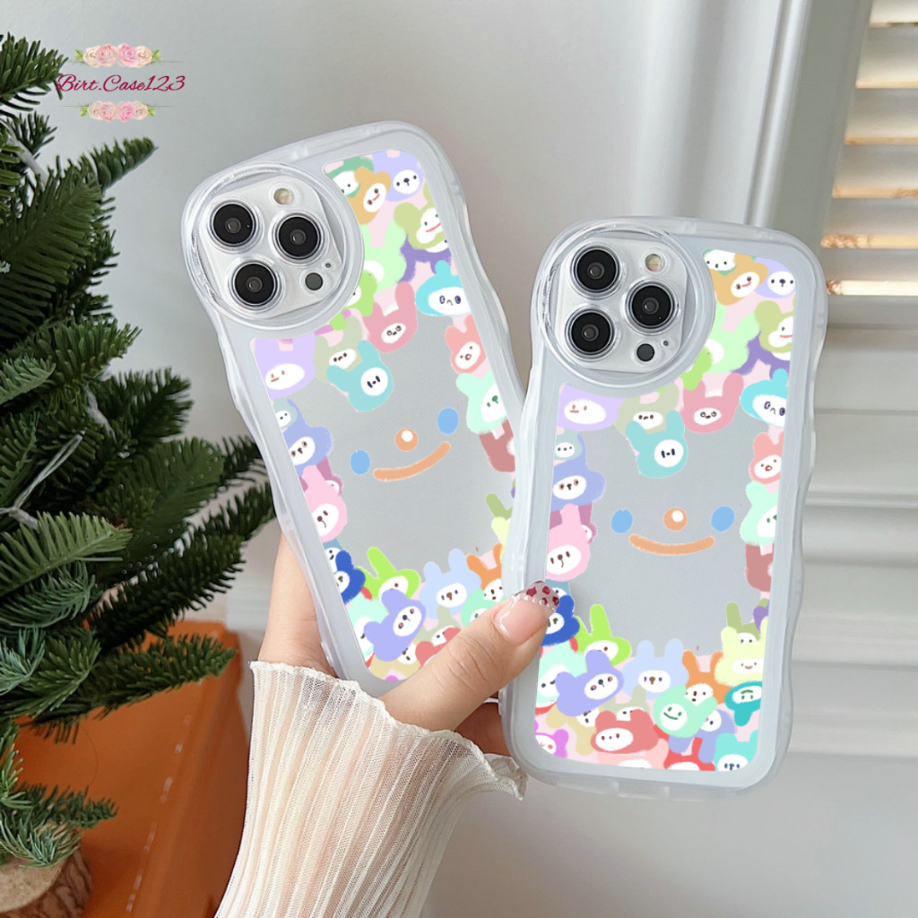 CUSTOM SOFTCASE WAVE GELOMBANG CLEAR CUSTOM KIMBOL FOR INFINIX SMART 5 6 HD 6+ HOT 9 10 11 12 PLAY 11S 12I 12 PRO 20 20I 20S NOTE 12 G96 BC7501