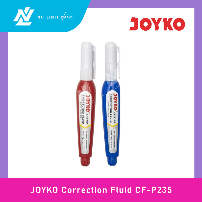 

JOYKO CF-P235 Correction Fluid - Tip Ex Cair Joyko CF P235 - Tip Ex Joyko CF P235