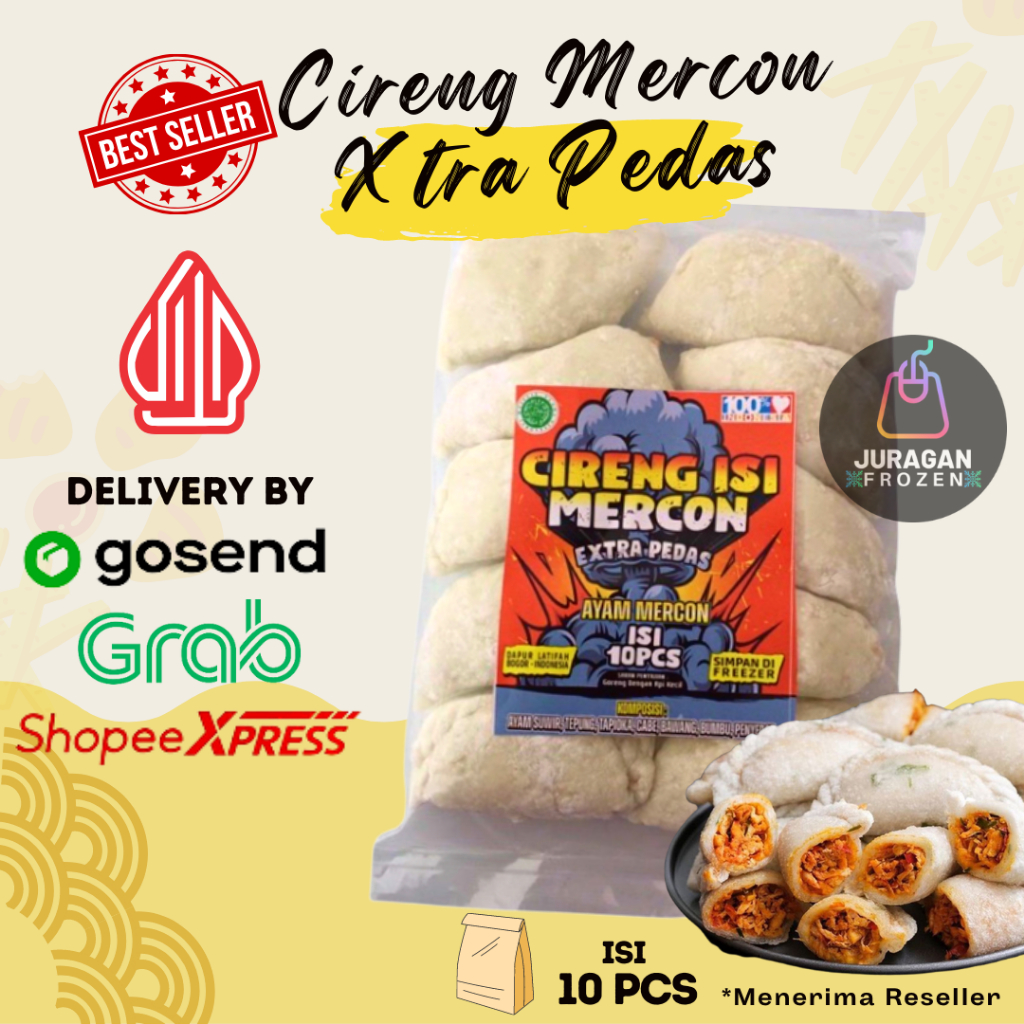 

CIRENG MERCON ISI AYAM SUWIR PEDAS CRISPY FROZEN HOMEMADE / CIRENG JADUL AYAM SUIR PEDES JELETOT GORENG KRISPI