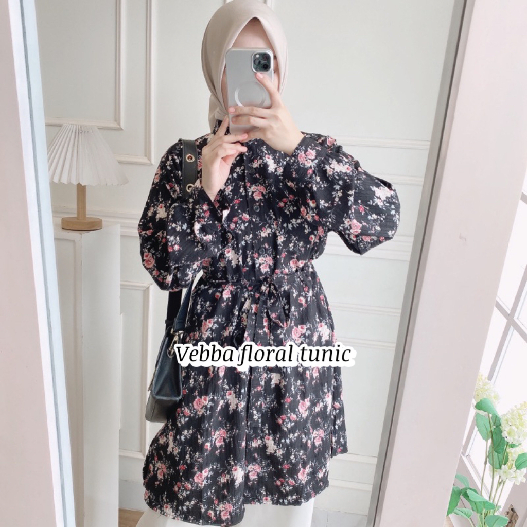 GFS VEBBA SHAKILA FLORAL TUNIC