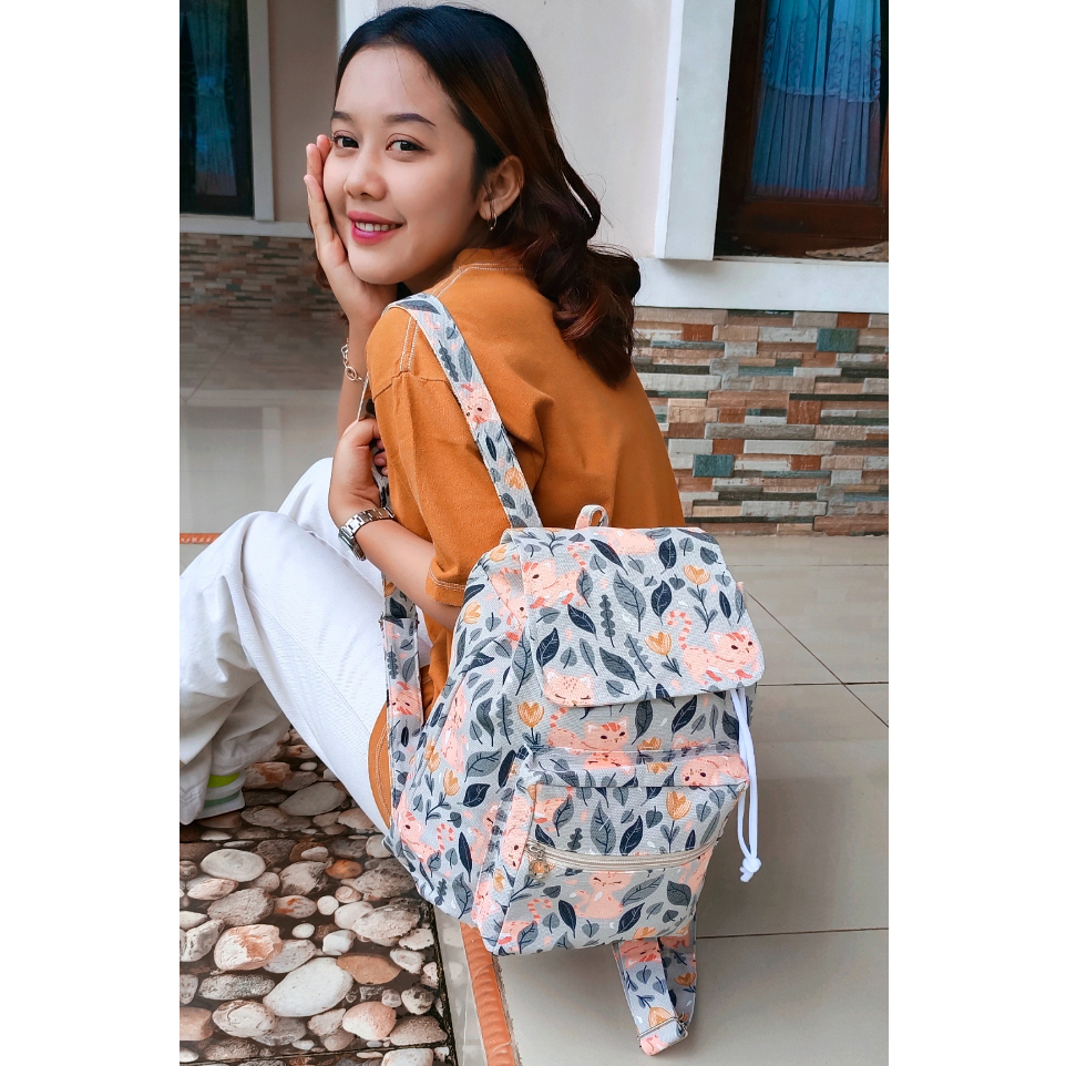 NEW RANSEL SERUT//TAS WANITA//TAS RANSEL WANITA//TAS SERUT WANITA//TAS SEKOLAH//TAS KANVAS//TAS