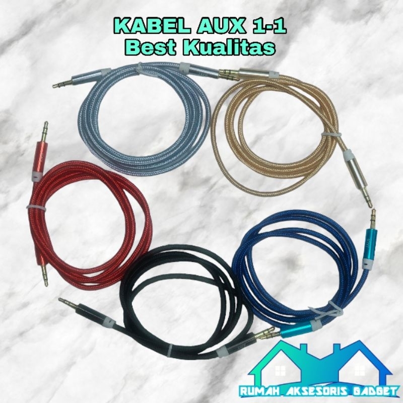 Kabel Aux 1-1 Jack audio Phillips dan JBL Sony