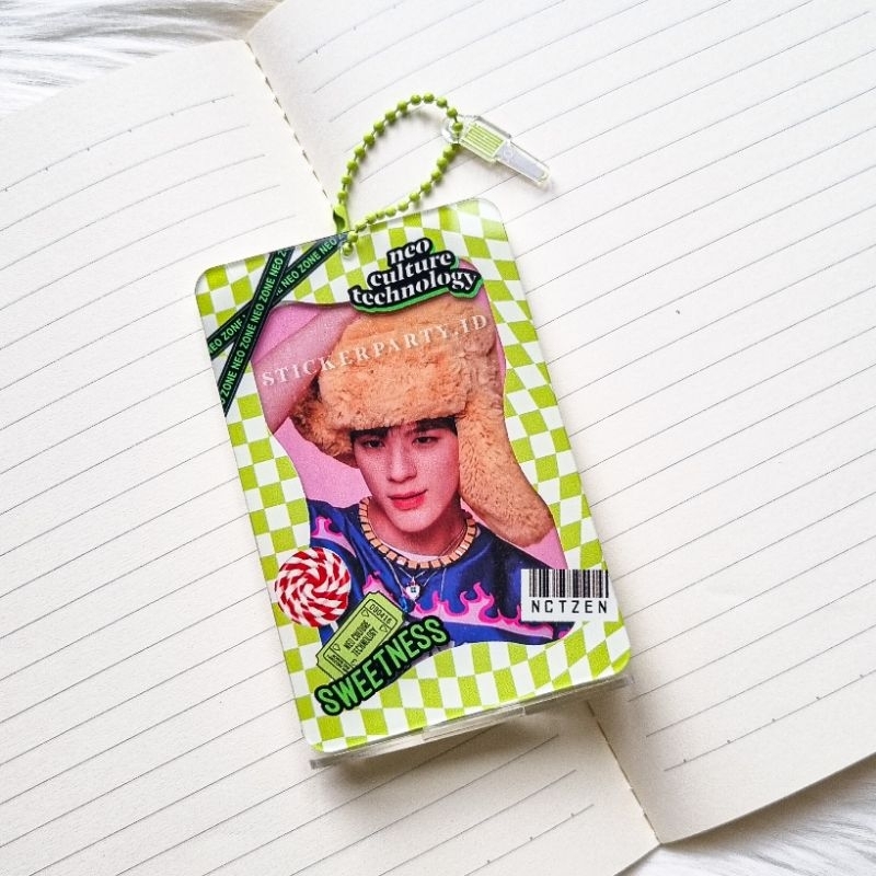 [Sticker Party] Photocard Acrylic Holder Double Sided PC Kpop NCT NCTZEN Holder Penyimpanan Toploade