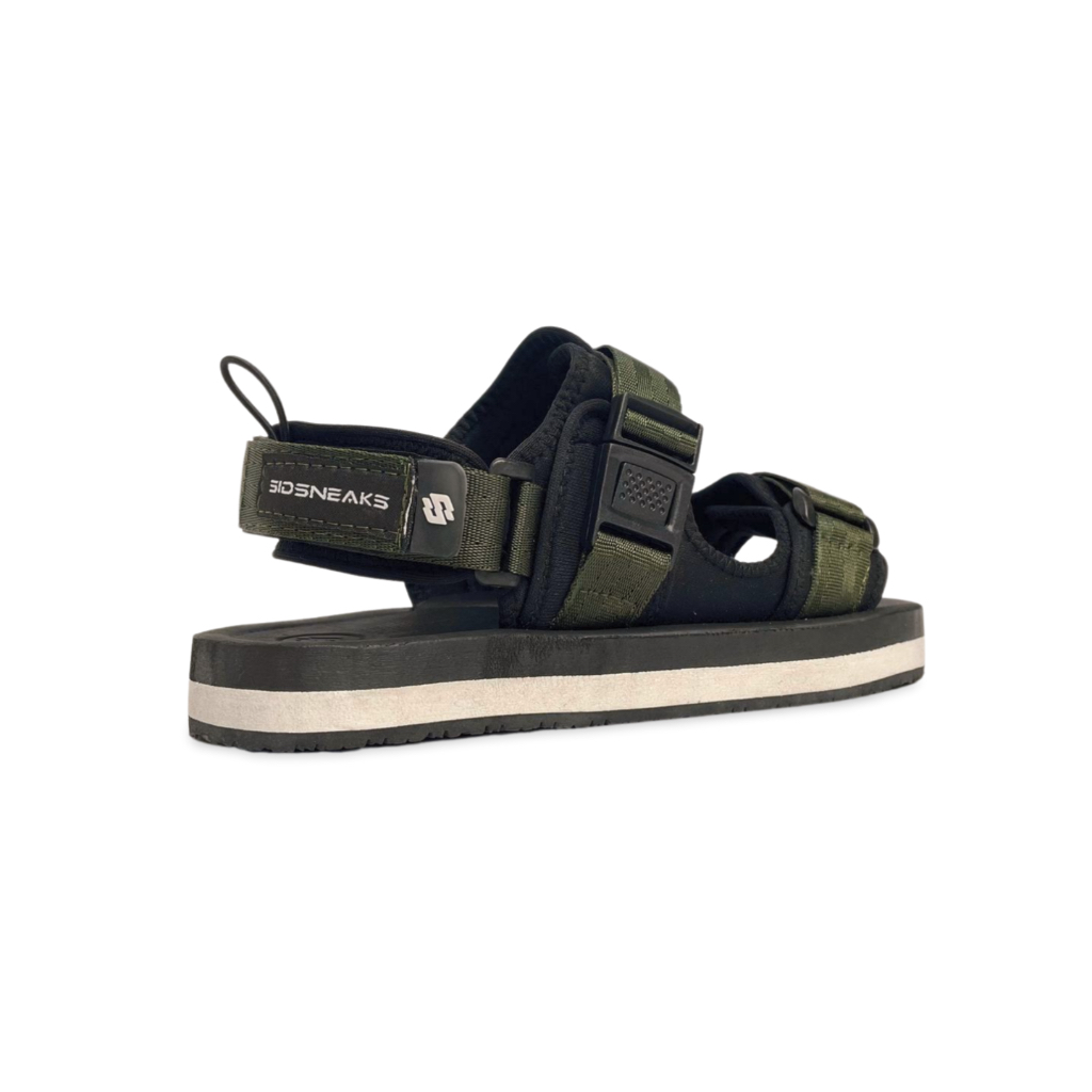 SIDSNEAKS - Ace Olive White - Sandal Gunung Pria Wanita Sandal Traveling Pria