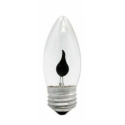 Lampu Bohlam LED Api Flickering Candle Light E27 Warm White 3W - P36 - Transparent