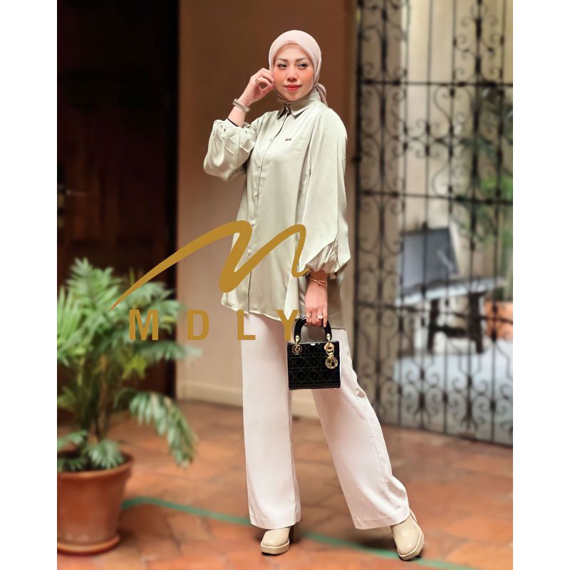 Hannah Lux shirt MDLY/blouse terbaru MDLY