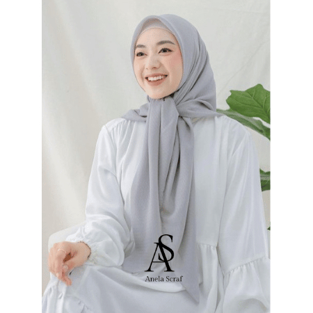 Hijab Pollycotton Star Premium / Hijab segiempat Potton Star Lasercut premium/Potton Star