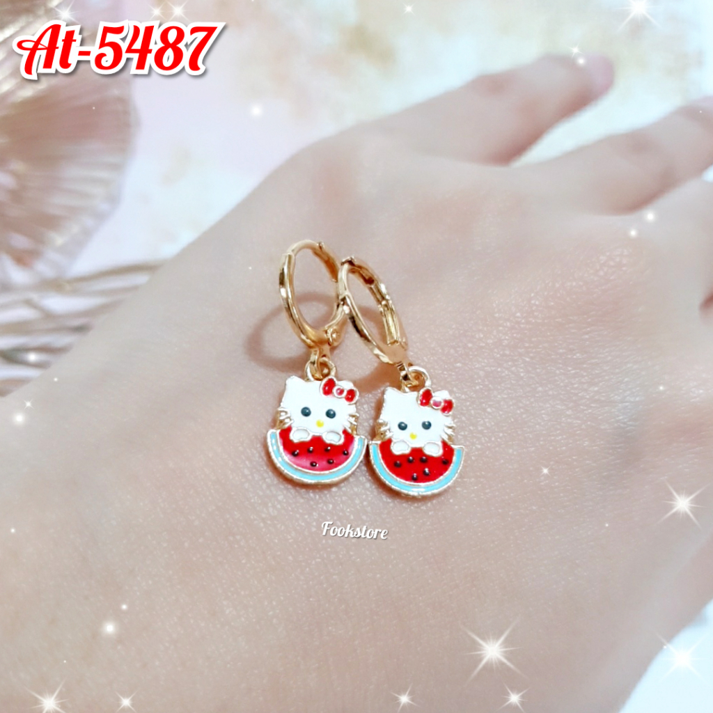 ANTING CLIP ANAK MOTIF KARTUN TERBARU ANTI ALERGI/AT-5487