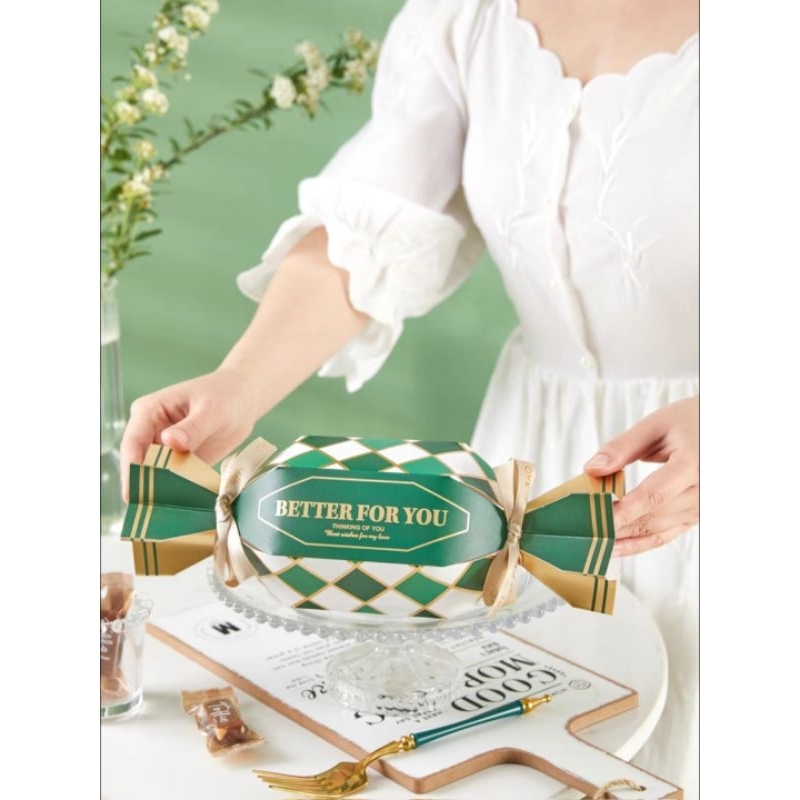 kotak souvenir/kotak natal model permen/kotak snack,permen, cookies, nastar