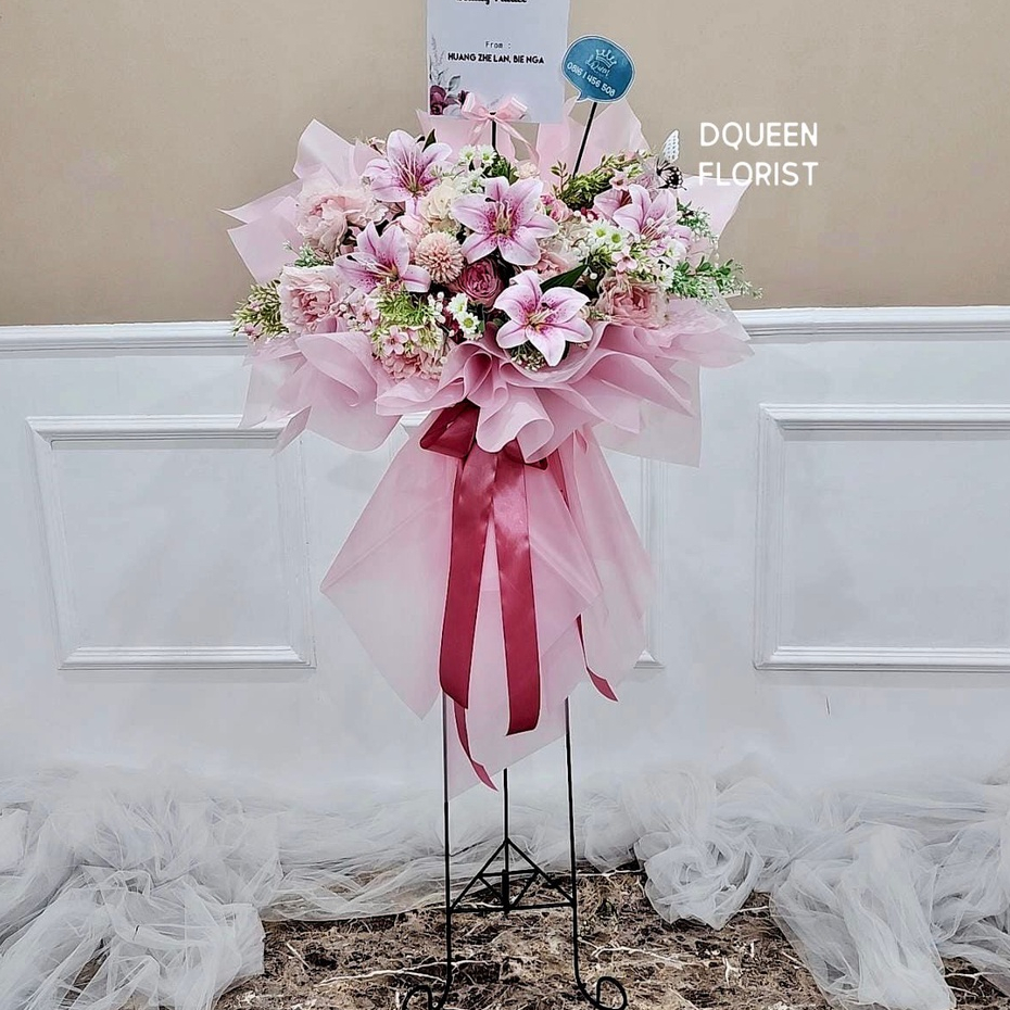 bunga standing artificial flower